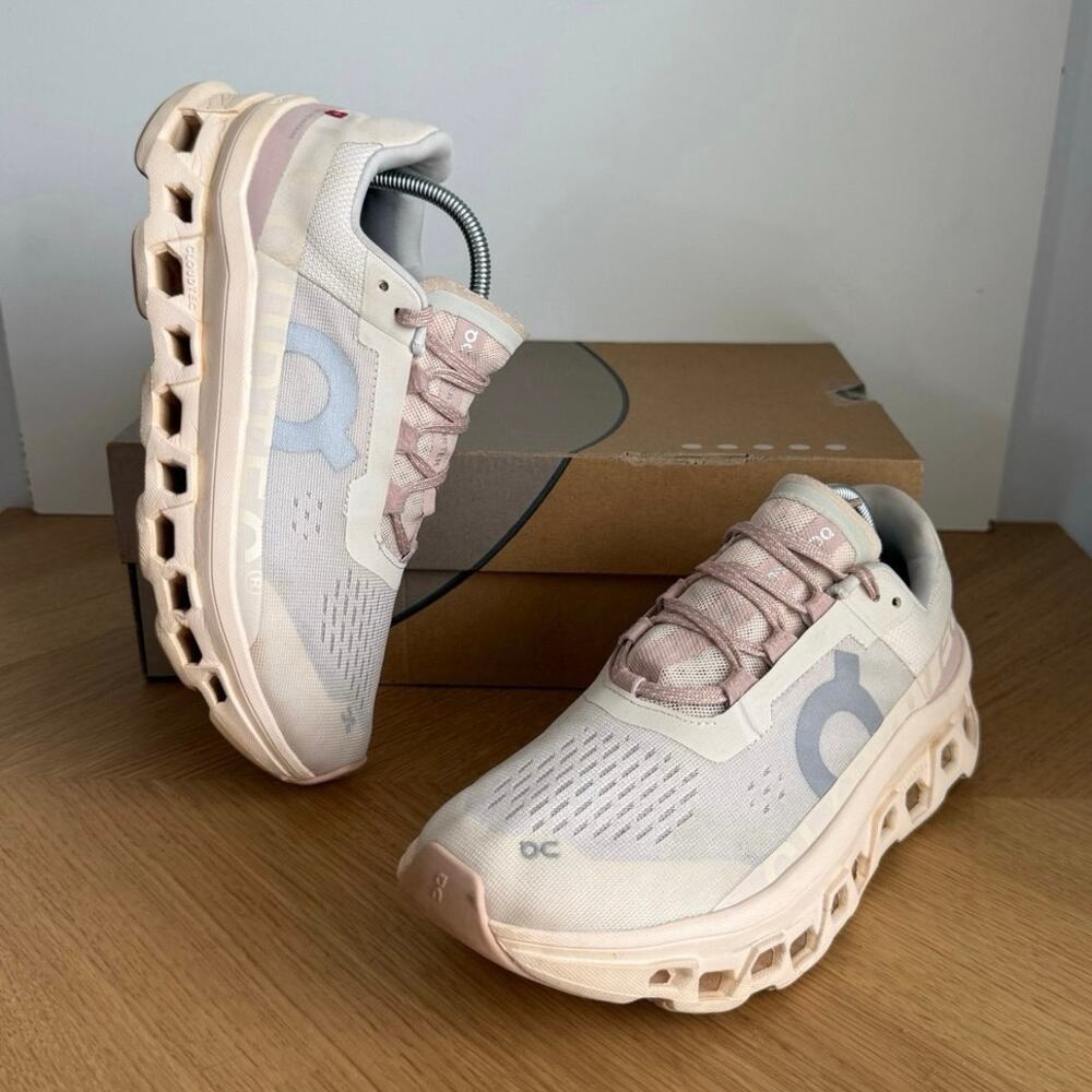 On Cloud Cloudmonster ‘Moon Fawn’ Women Running Sneakers- SZ 8.5